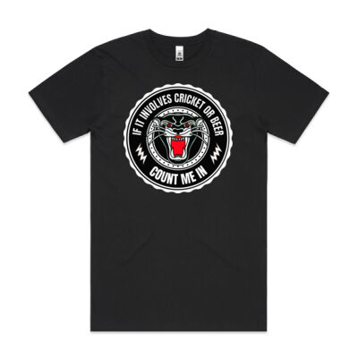 If it involves Cricket or Beer count me in - Panther - Block T - ascolour/BLOCK TEE Thumbnail