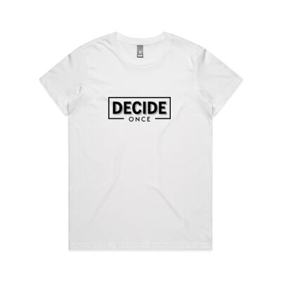 Decide Once  - ascolour/MAPLE TEE Thumbnail