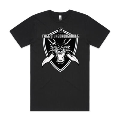 Free & Unconquerable - B+W badge Thumbnail