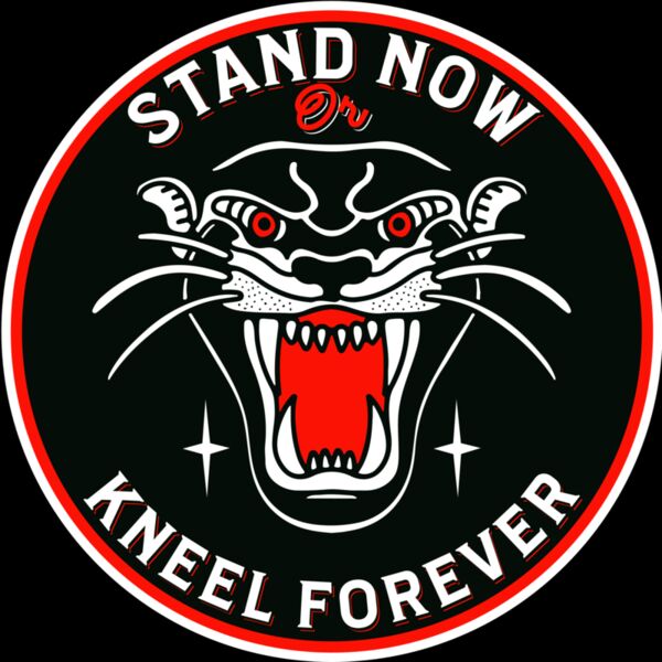 Panther Stand Now or Kneel Forever  Circle  Thumbnail
